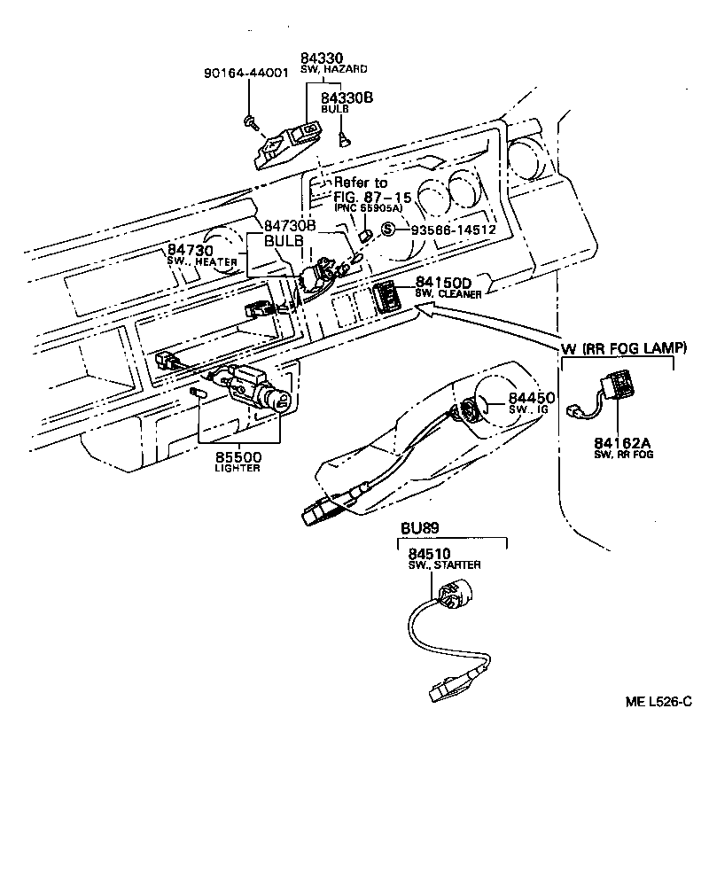 28621-57011 RESISTOR, GLOW PLUG product image