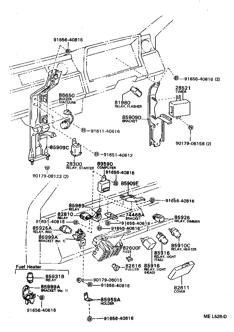 28621-57011 RESISTOR, GLOW PLUG product image