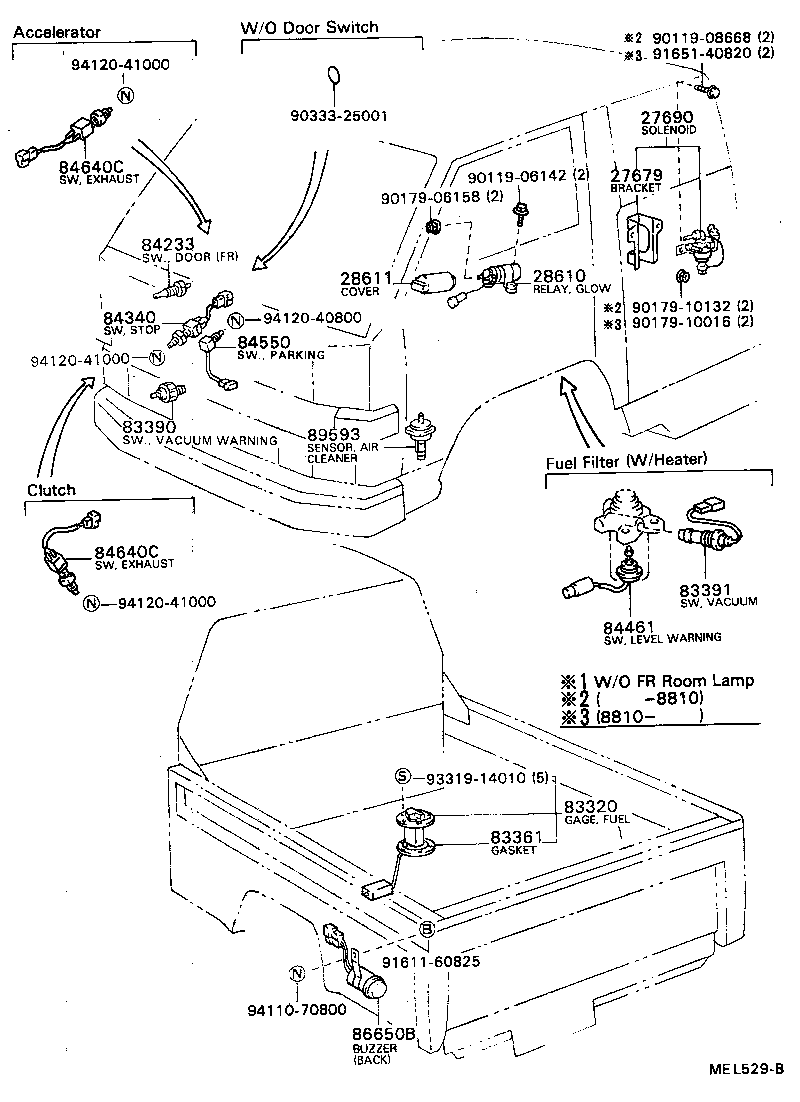28621-57011 RESISTOR, GLOW PLUG product image