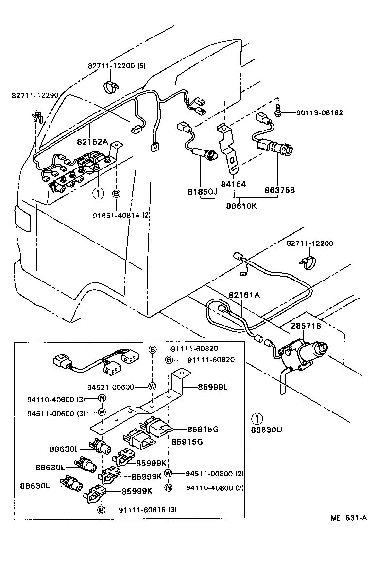 84280-93100 SWITCH ASSY, POWER TAKE-OFF CLUTCH product image