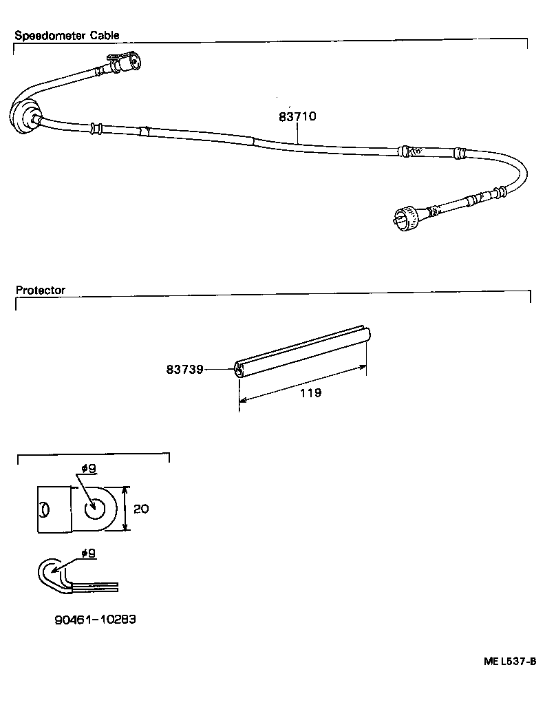 83145-37620 LENS, METER, NO.1 product image