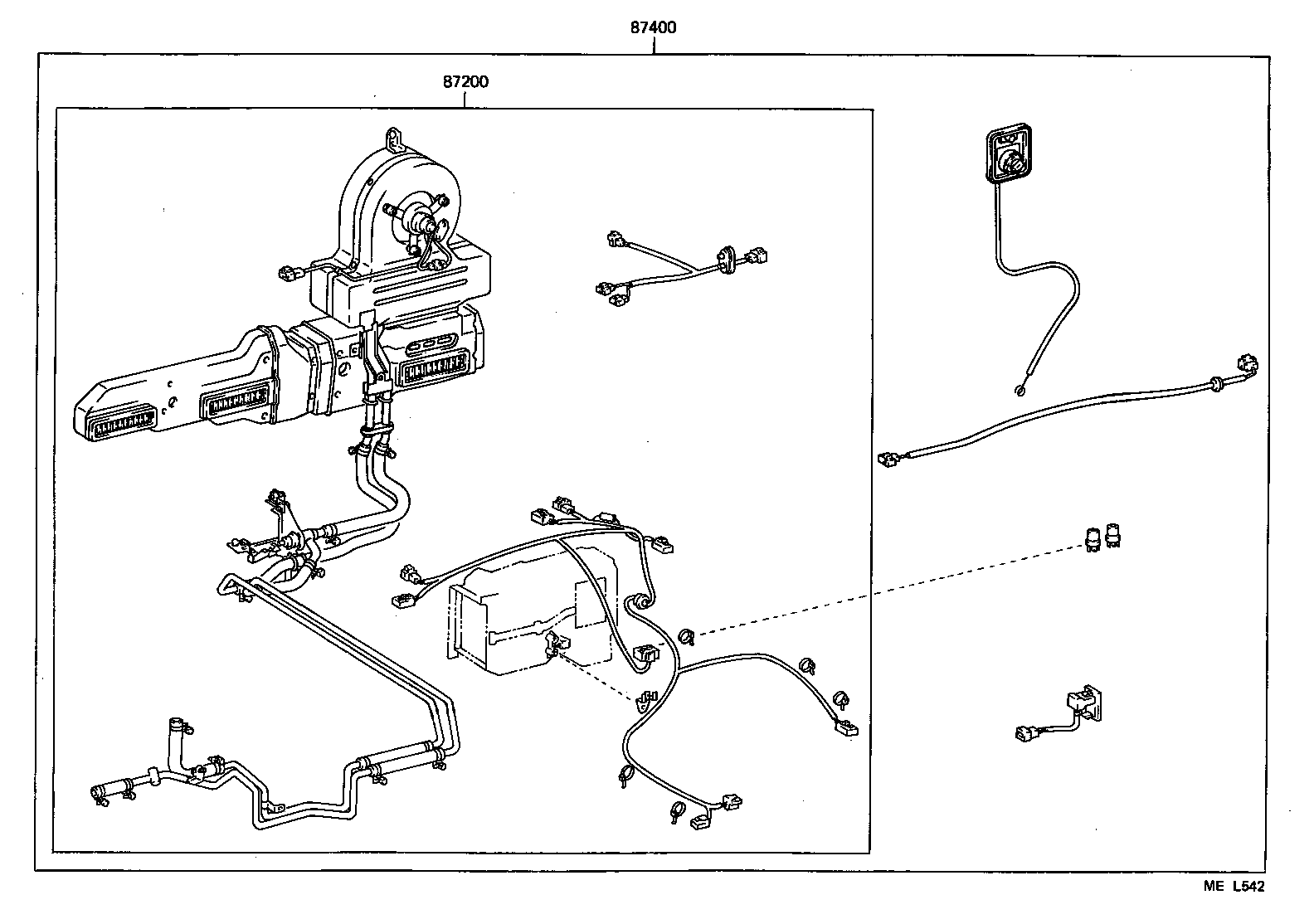 88830-95J43 AIR CONDITIONER & ACCESSORY SUB-ASSY, NO.2 product image