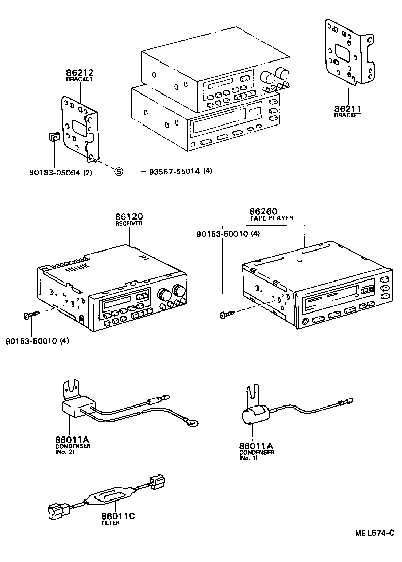 86120-87006 RECEIVER ASSY, RADIO product image