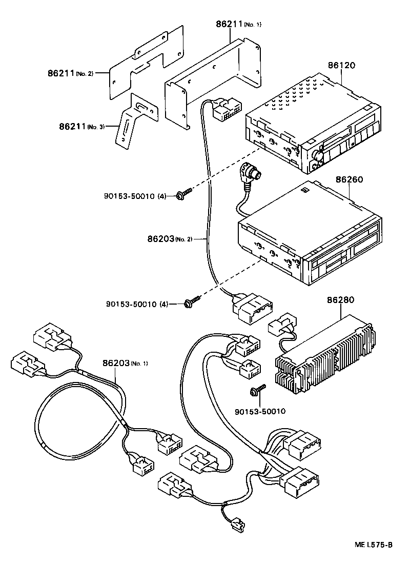 86120-87006 RECEIVER ASSY, RADIO product image