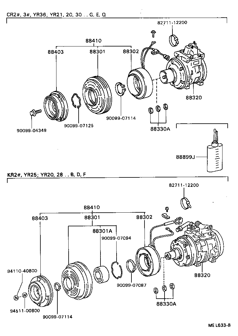 88320-28031 COMPRESSOR ASSY, COOLER product image
