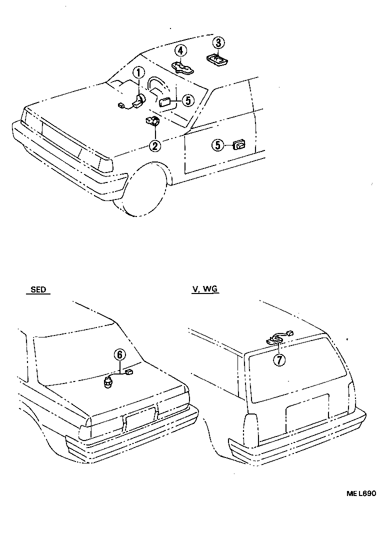 81240-22100-03 LAMP ASSY, ROOM, NO.1 product image