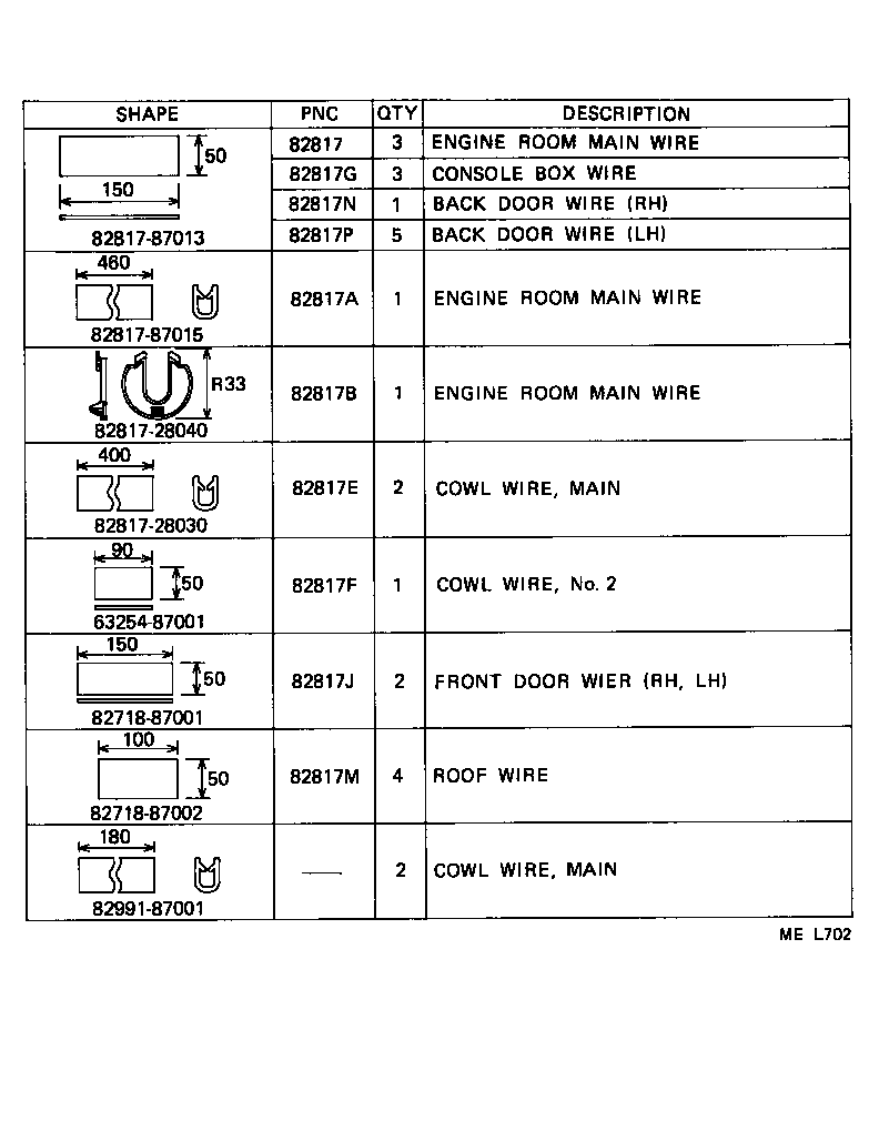82817-28040 PROTECTOR, WIRING HARNESS, NO.3 product image
