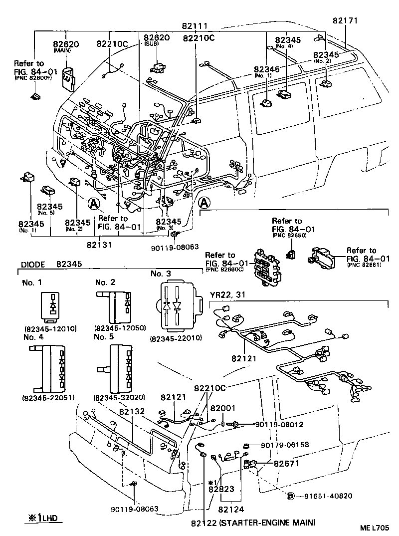 82817-87012 PROTECTOR, WIRING HARNESS, NO.10 product image