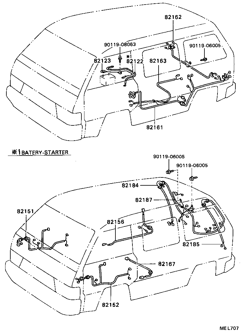 82817-87012 PROTECTOR, WIRING HARNESS, NO.10 product image