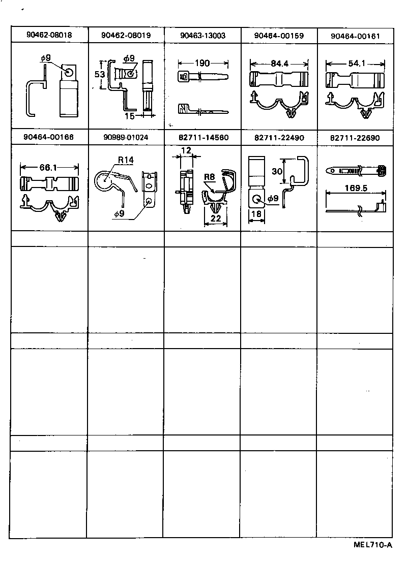 82817-87012 PROTECTOR, WIRING HARNESS, NO.10 product image
