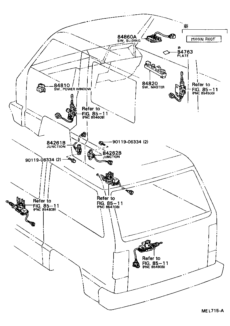 84140-24010 SWITCH ASSY, HEADLAMP DIMMER product image