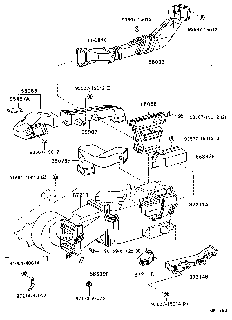 55907-95D00 CABLE SUB-ASSY, WATER VALVE CONTROL product image