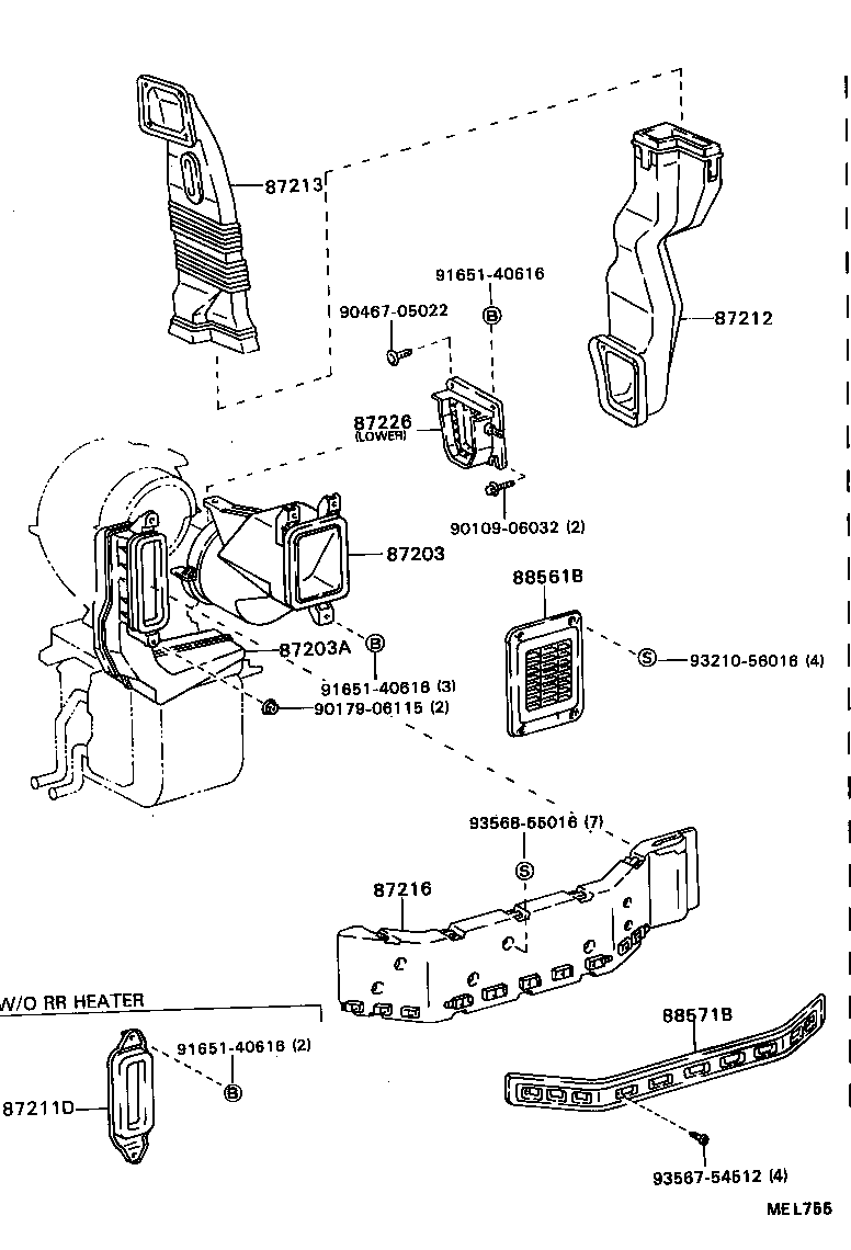 88570-87002-06 GRILLE ASSY, AIR OUTLET product image