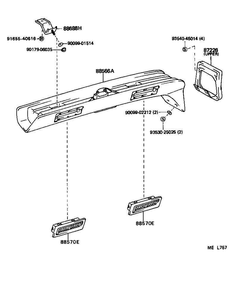 88539-12010 HOSE, DRAIN product image
