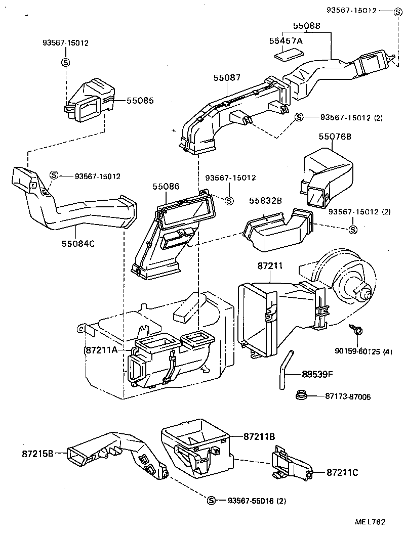55907-95D00 CABLE SUB-ASSY, WATER VALVE CONTROL product image