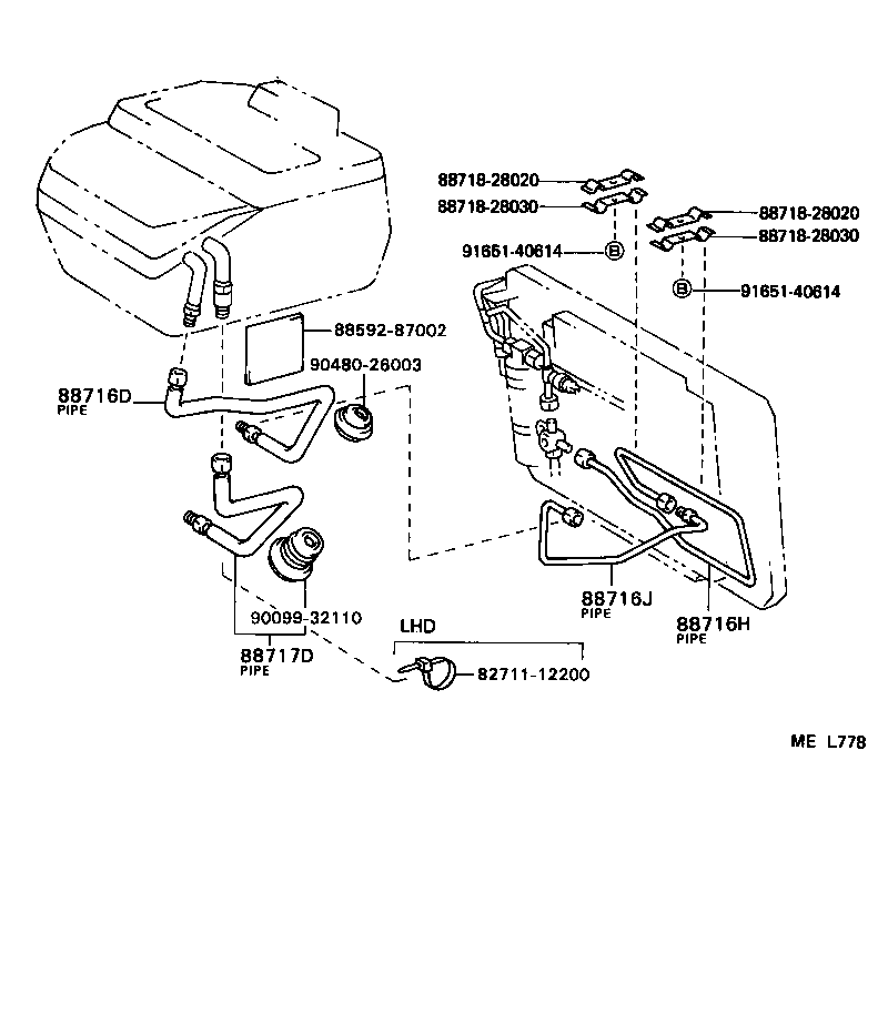 88899-95407 PACKING A (FOR COOLER) product image