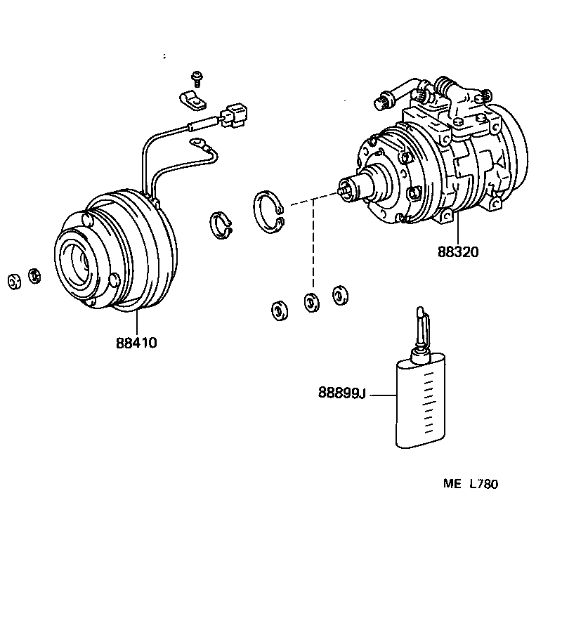 88320-28150 COMPRESSOR ASSY, COOLER product image