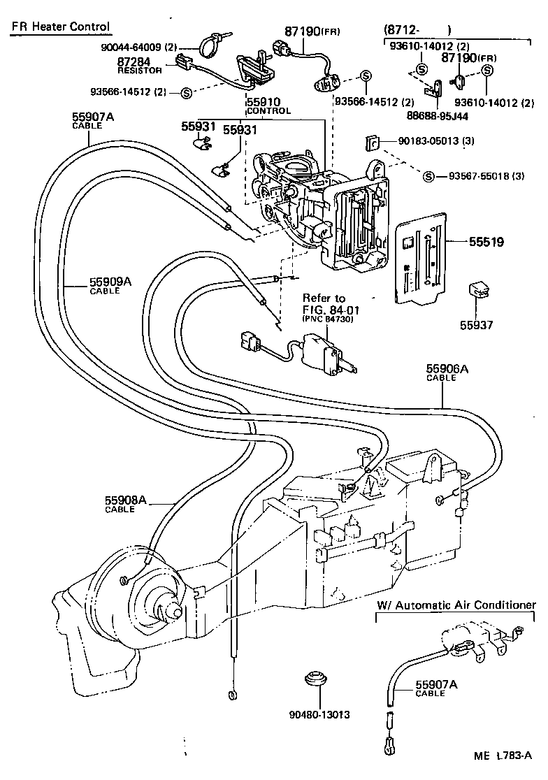 55910-95J16 CONTROL ASSY, HEATER OR BOOST VENTILATOR product image