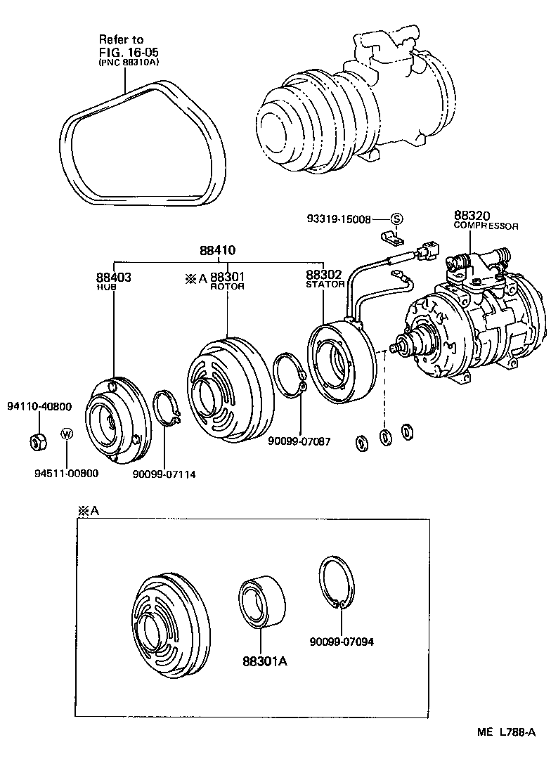 88320-26142 COMPRESSOR ASSY, COOLER product image