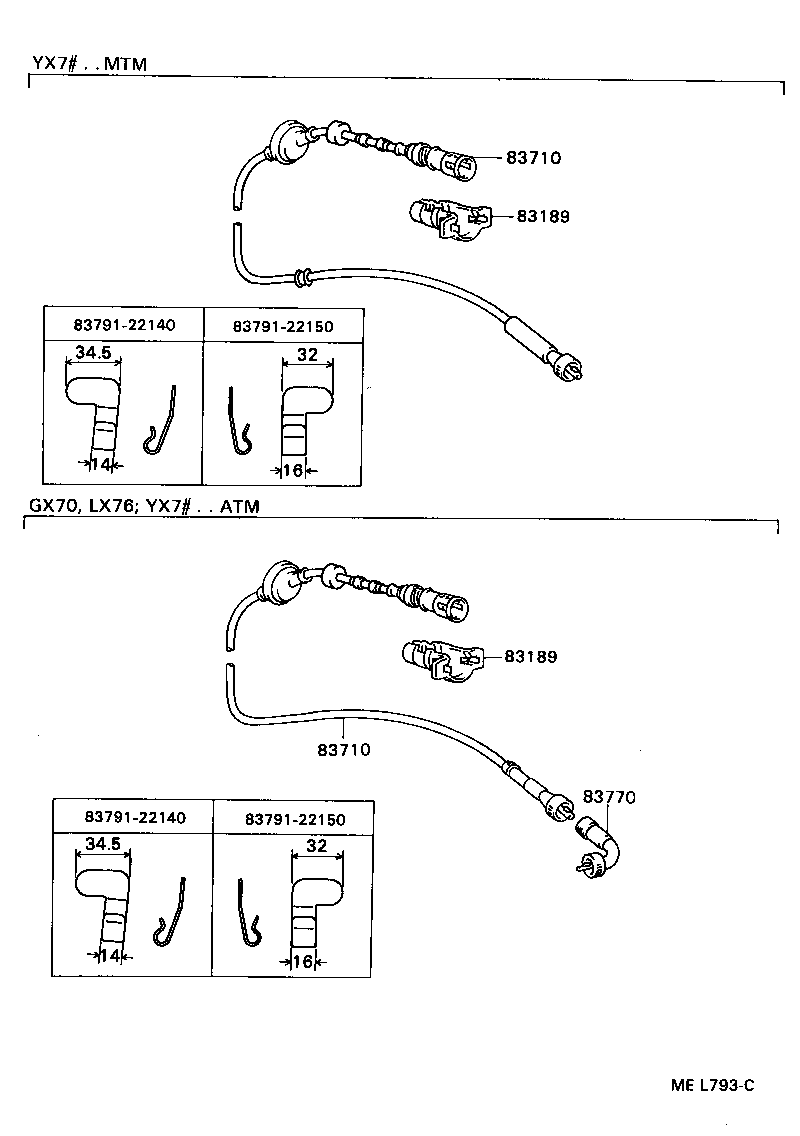 81860-22080 LAMP ASSY, TRANSMISSION INDICATOR product image