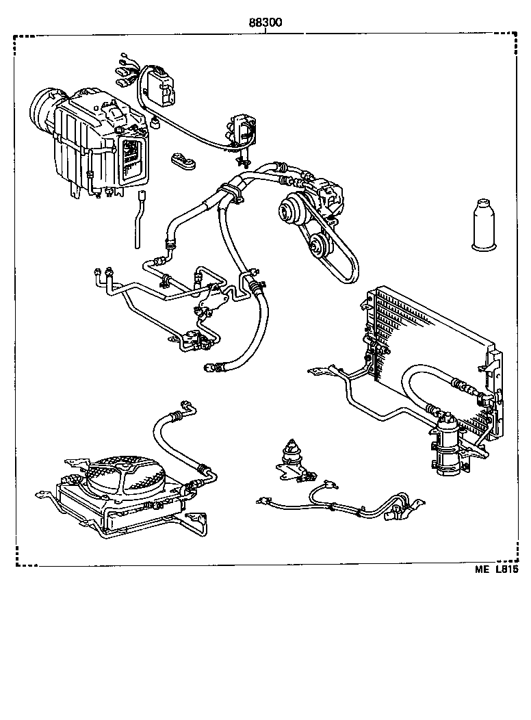 88300-27550 COOLER & ACCESSORY ASSY product image