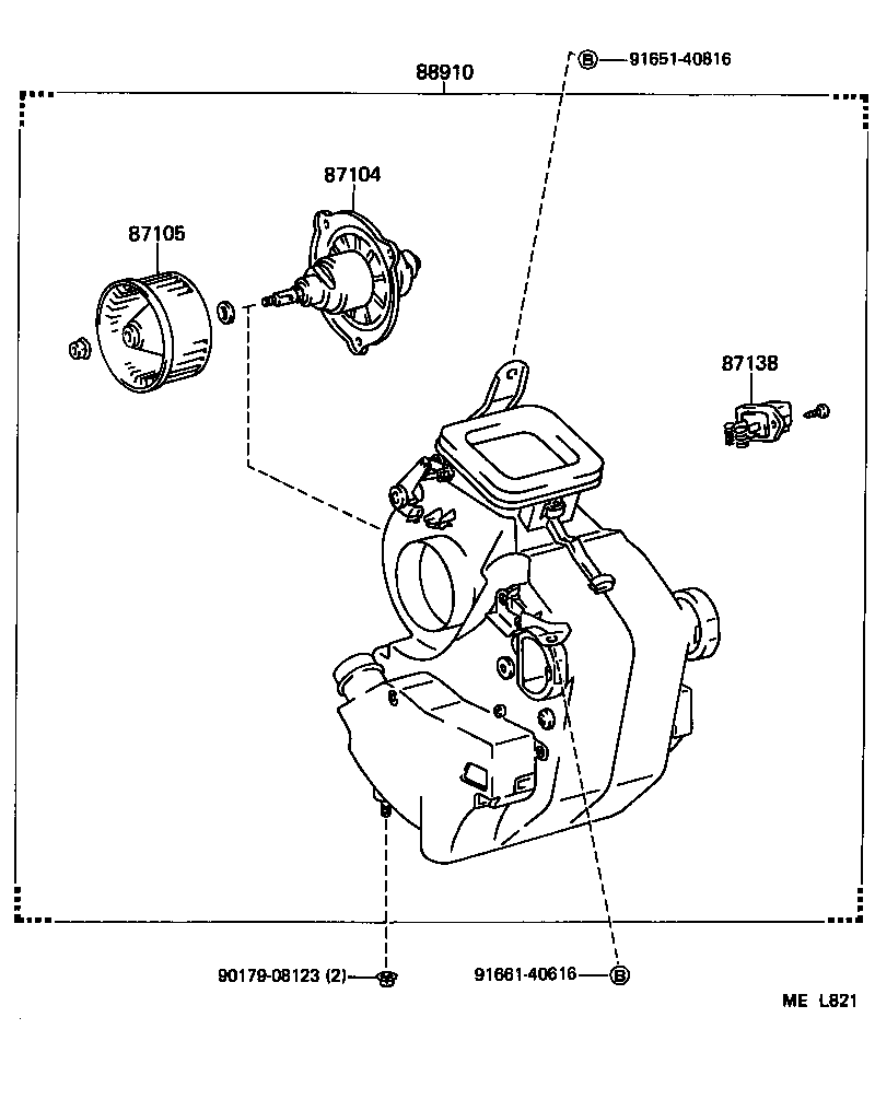 87138-27020 RESISTOR, HEATER BLOWER product image