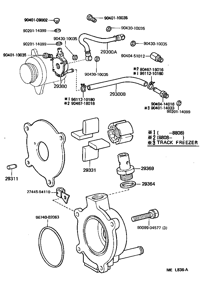 90923-02112 HOSE, VACUUM PUMP OIL INLET product image