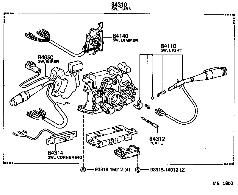 89568-27010 BRACKET, EMISSION COMPUTER, NO.2 product image