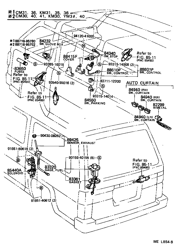 89568-27010 BRACKET, EMISSION COMPUTER, NO.2 product image