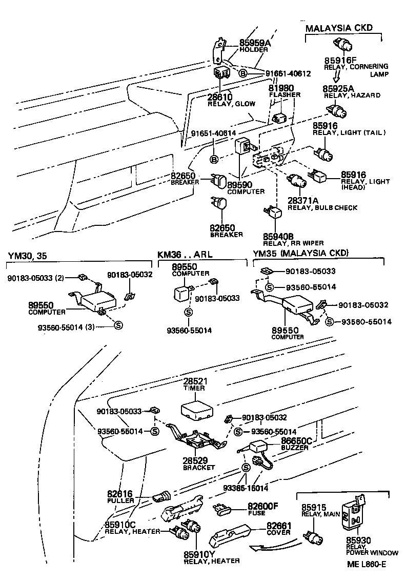 84820-27010 MASTER SWITCH ASSY, POWER WINDOW REGULATOR product image