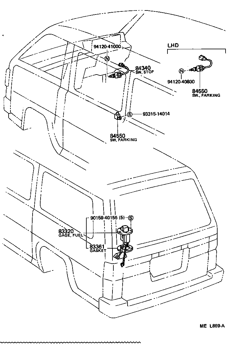 28610-64100 RELAY ASSY, GLOW PLUG product image