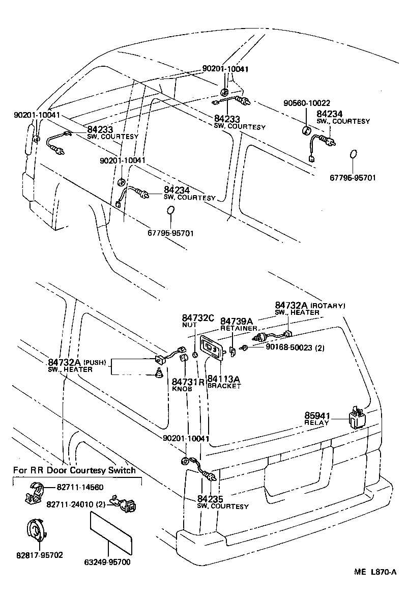 28610-64100 RELAY ASSY, GLOW PLUG product image