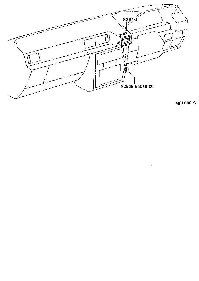 81860-22080 LAMP ASSY, TRANSMISSION INDICATOR product image