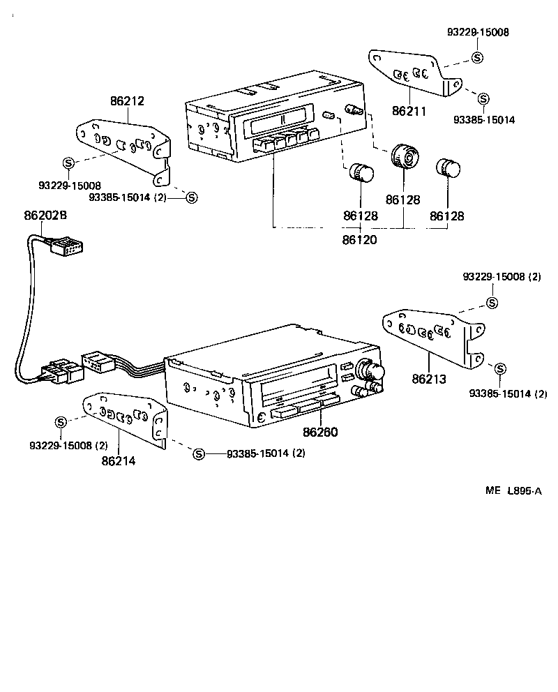 86203-95716 WIRE, TAPE PLAYER product image