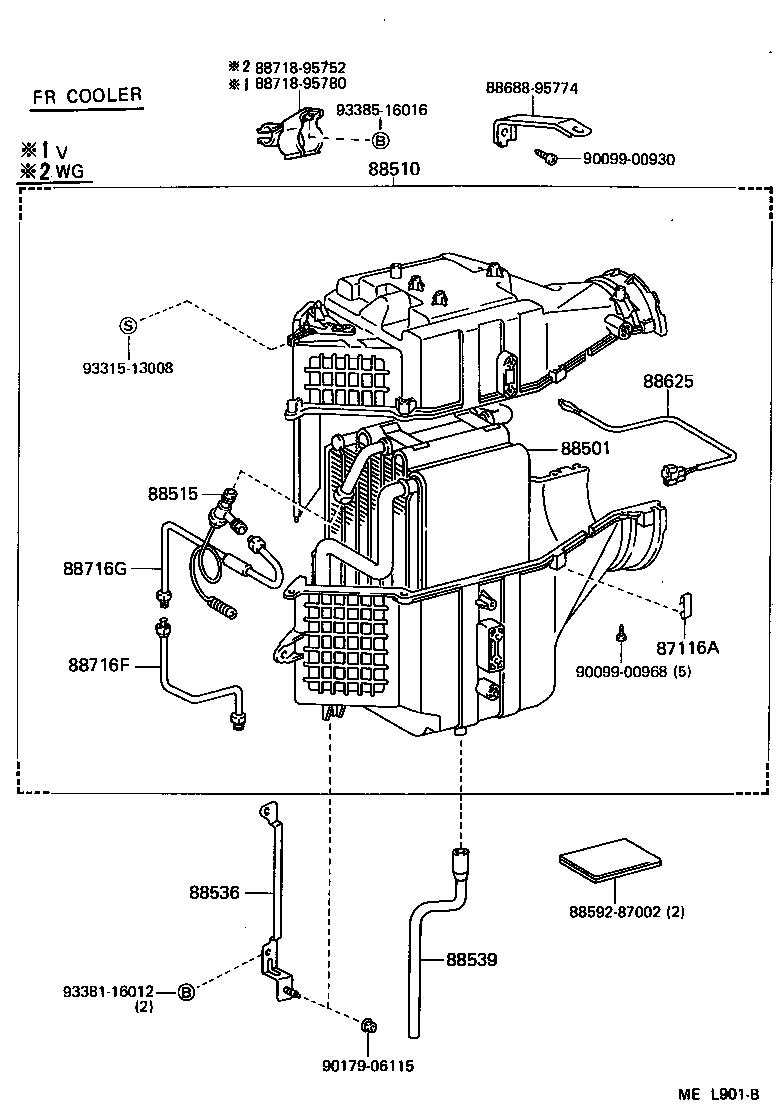 88648-27010 WIRING, COOLER, NO.1 product image