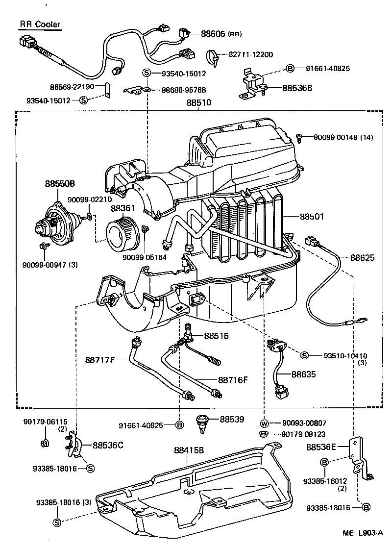88648-27010 WIRING, COOLER, NO.1 product image