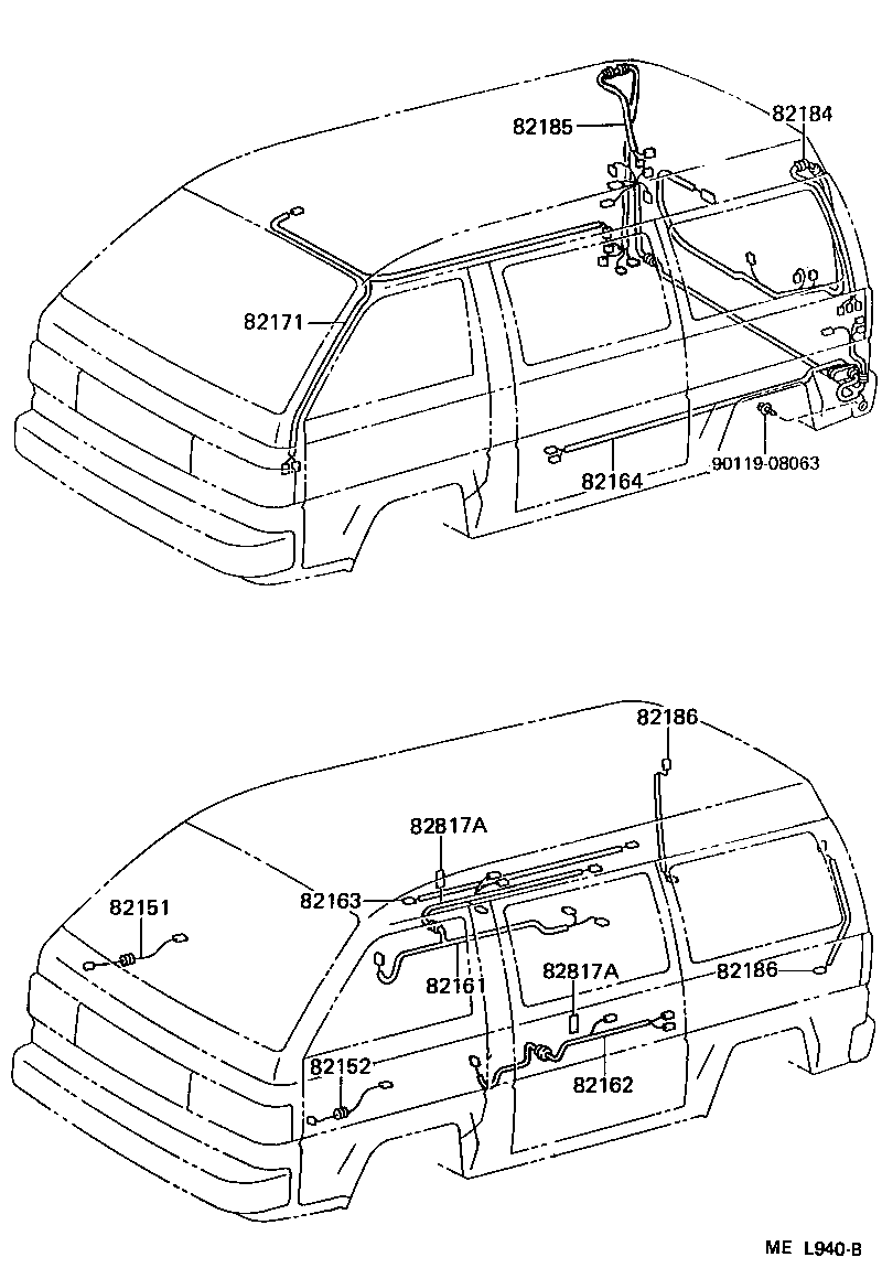82164-95784 WIRE, FRAME product image