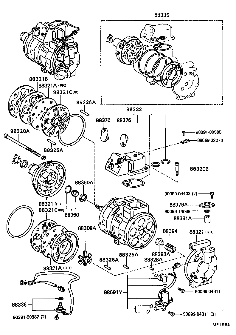 88355-14020 WASHER (FOR MAGNET CLUTCH) product image