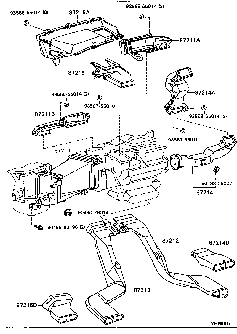 55900-22271 CONTROL ASSY, AIR CONDITIONER product image
