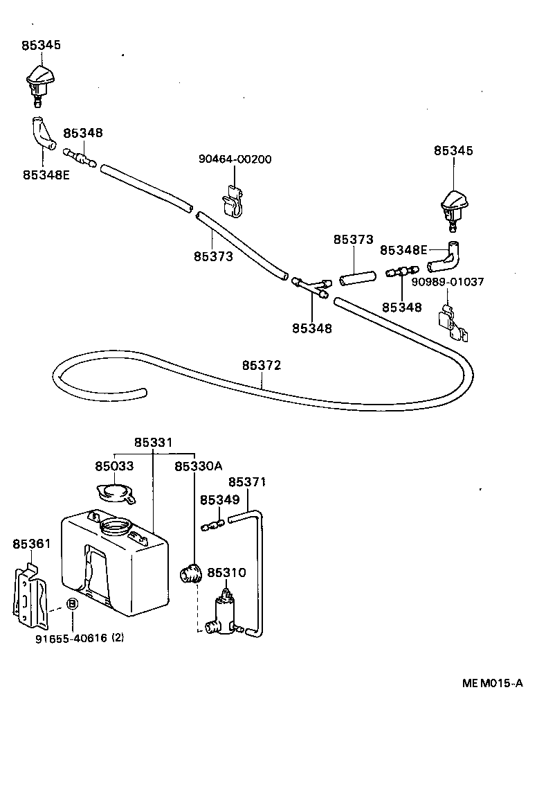 85331-22361 JAR SUB-ASSY, WINDSHIELD WASHER product image