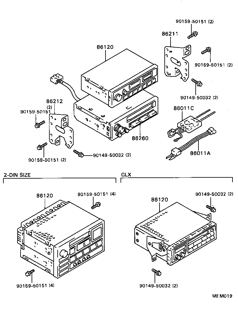 86120-2A110 RECEIVER ASSY, RADIO product image