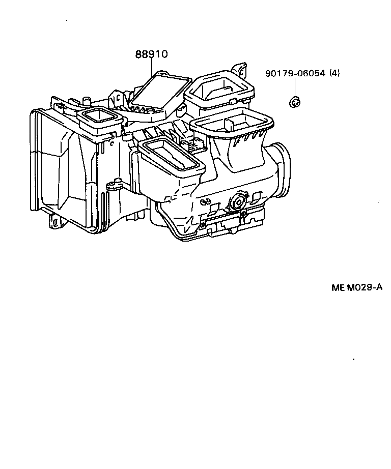87130-22150 BLOWER ASSY, HEATER, FRONT product image