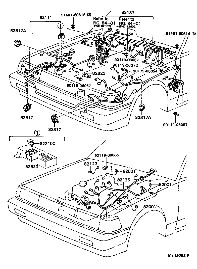 82124-22020 WIRE, ENGINE, NO.4 product image