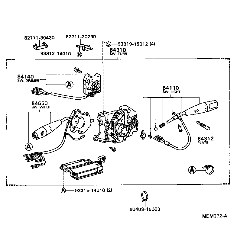 80590-22010 RELAY, KEY REMINDER product image