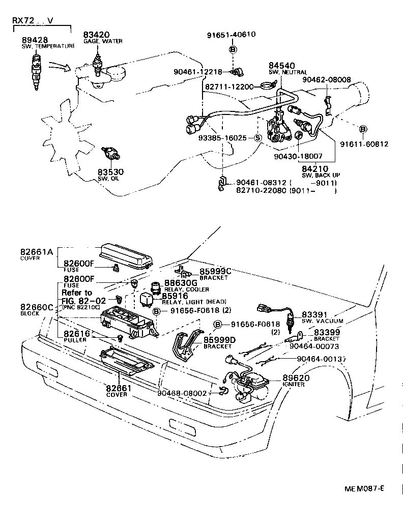 82602-91601 BLOCK SUB-ASSY, RELAY product image