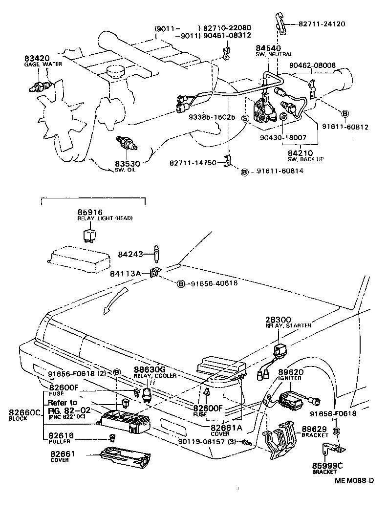 82602-91601 BLOCK SUB-ASSY, RELAY product image