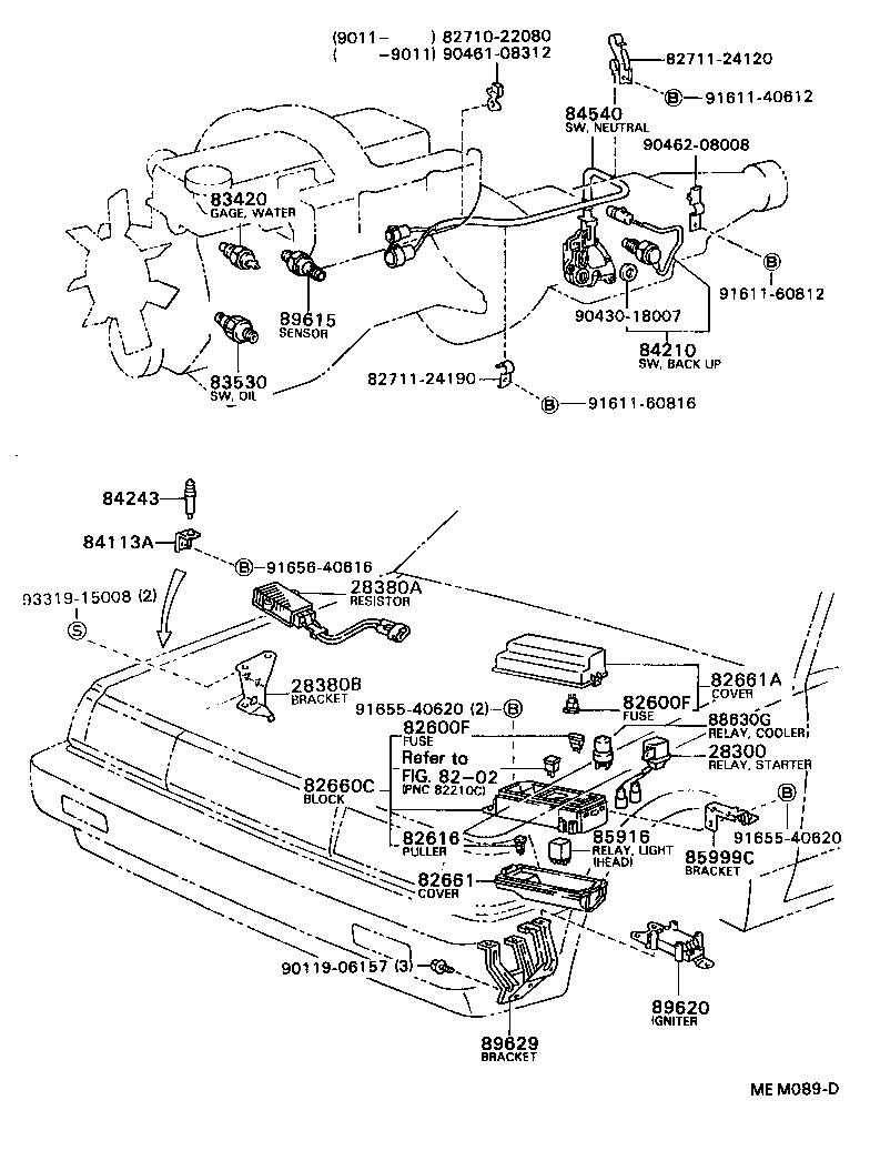 82602-91601 BLOCK SUB-ASSY, RELAY product image