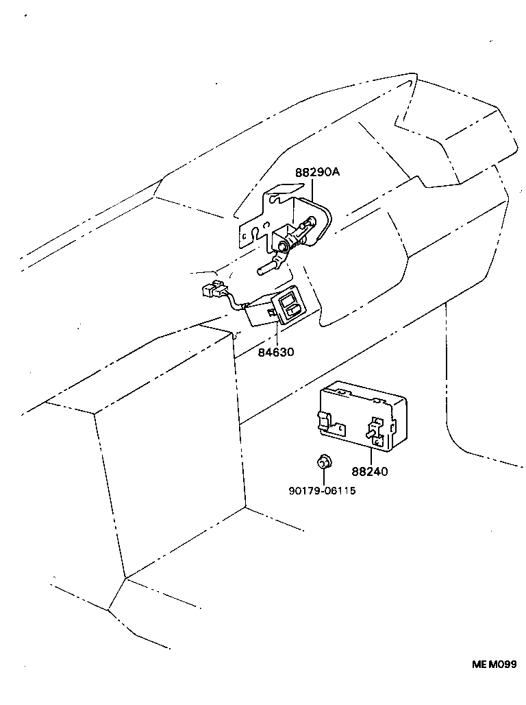 88283-22170 HOSE, CRUISE CONTROL VACUUM product image