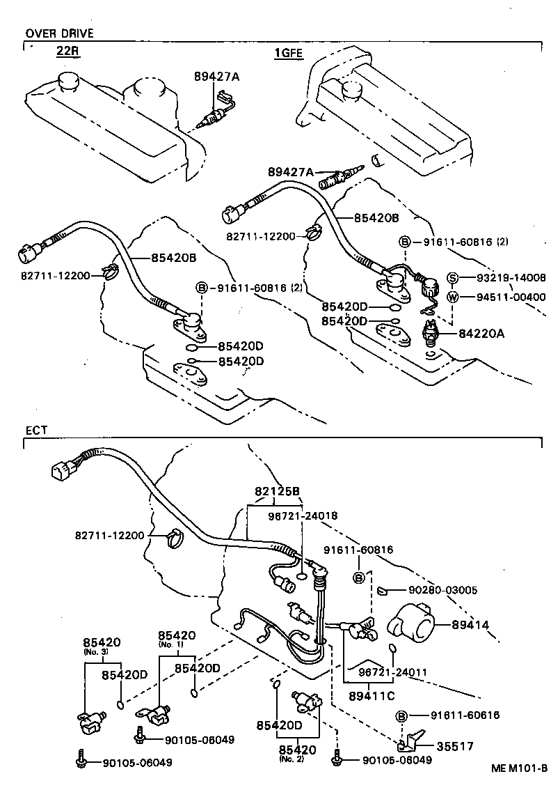 89530-22411 COMPUTER ASSY, TRANSMISSION CONTROL product image