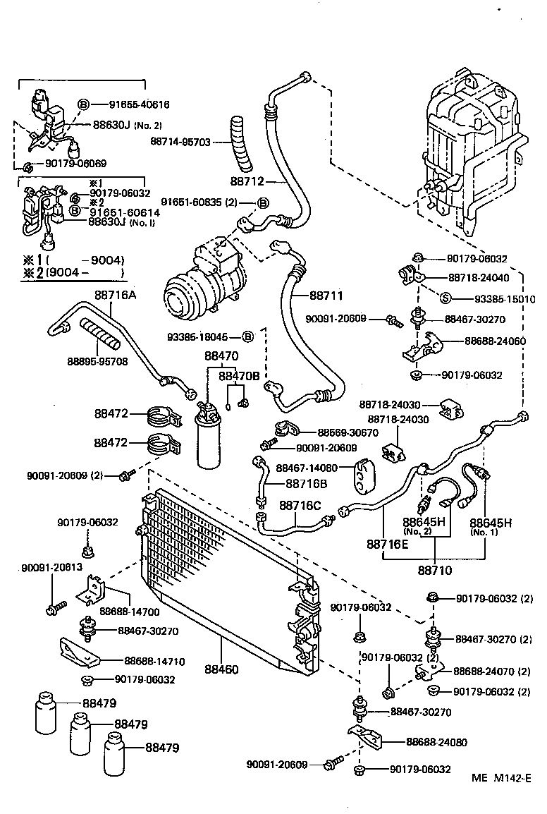 88453-24010 FAN, COOLING (FOR CONDENSER) product image